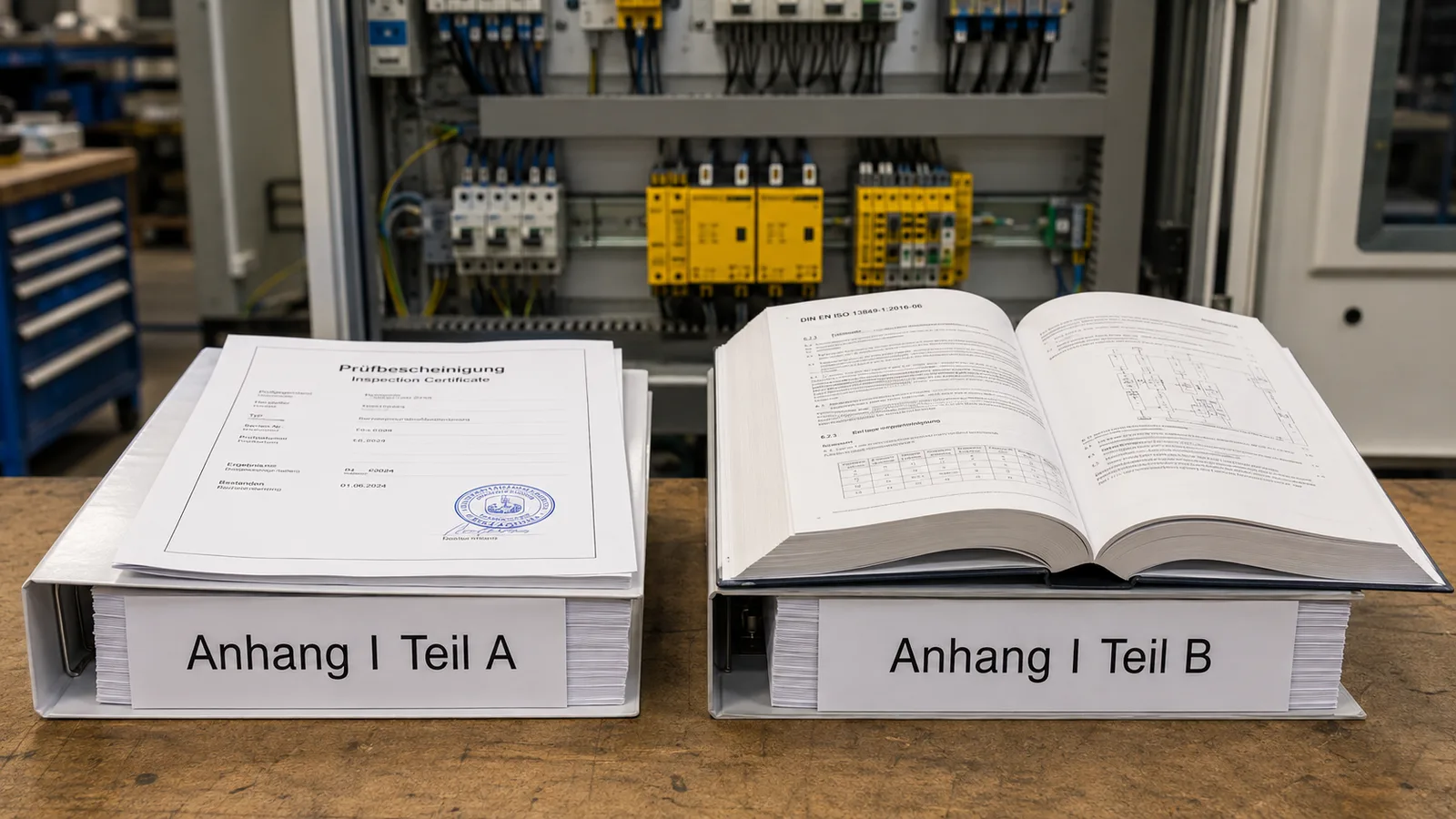 Anhang I Teil A und Teil B statt Anhang IV